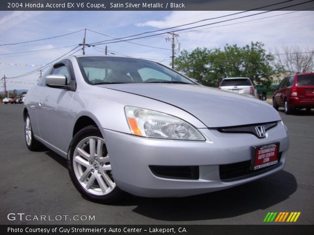 2004 Honda Accord EX V6 Coupe in Satin Silver Metallic