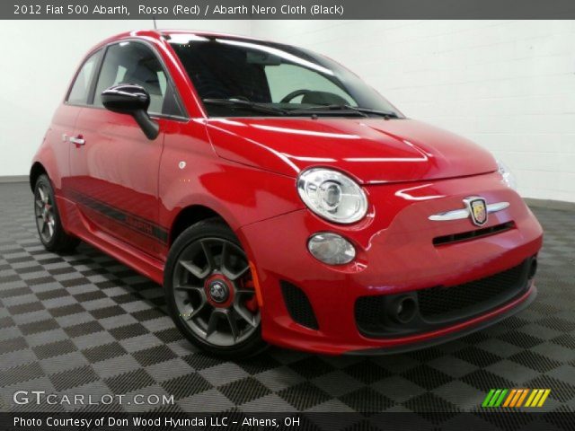 2012 Fiat 500 Abarth in Rosso (Red)