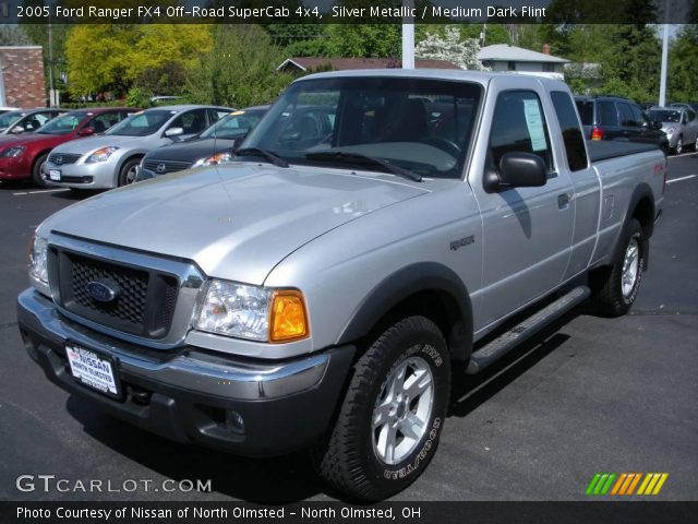 2005 Ford Ranger FX4 Off-Road SuperCab 4x4 in Silver Metallic