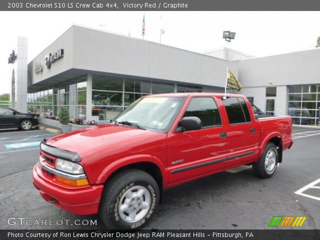 2003 Chevrolet S10 LS Crew Cab 4x4 in Victory Red