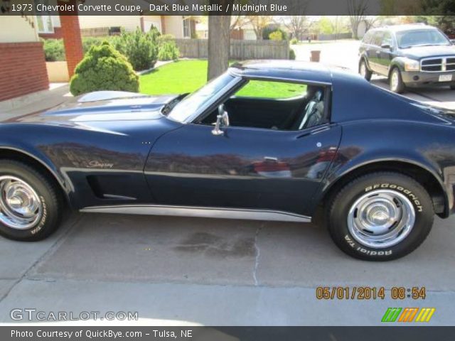 1973 Chevrolet Corvette Coupe in Dark Blue Metallic
