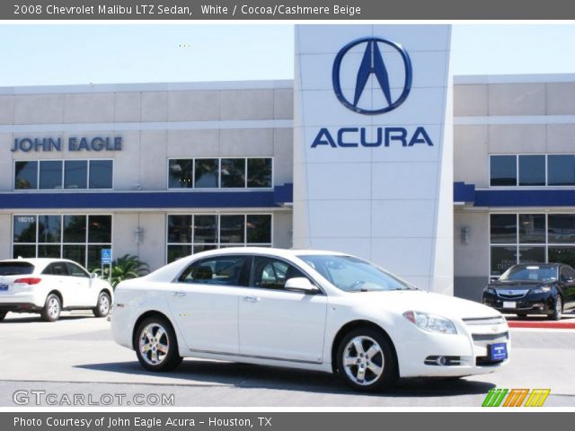 2008 Chevrolet Malibu LTZ Sedan in White