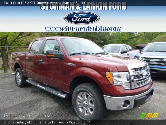 2014 Ford F150 XLT SuperCrew 4x4 in Sunset