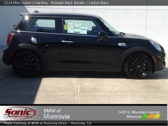 2014 Mini Cooper S Hardtop in Midnight Black Metallic