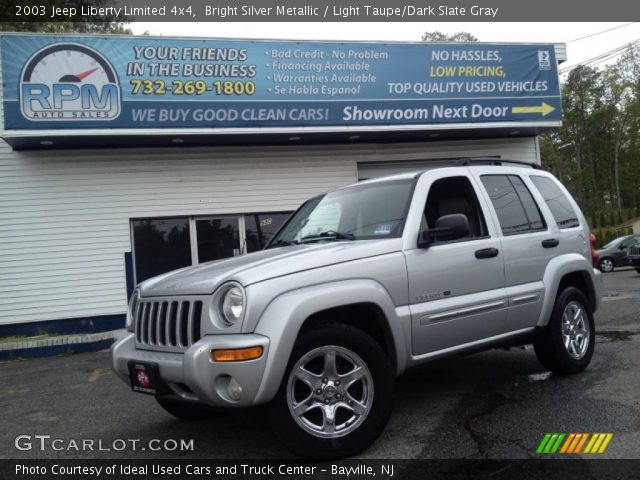 2003 Jeep Liberty Limited 4x4 in Bright Silver Metallic