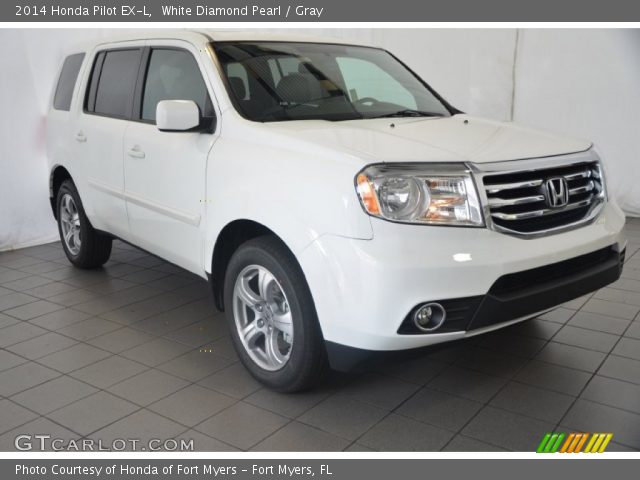2014 Honda Pilot EX-L in White Diamond Pearl
