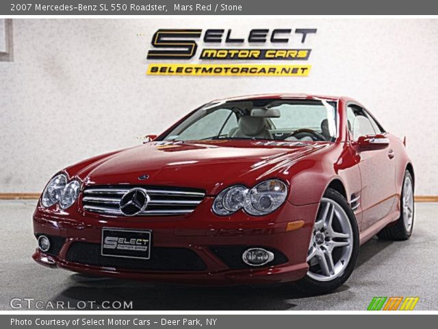 2007 Mercedes-Benz SL 550 Roadster in Mars Red