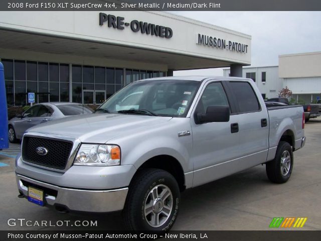 2008 Ford F150 XLT SuperCrew 4x4 in Silver Metallic