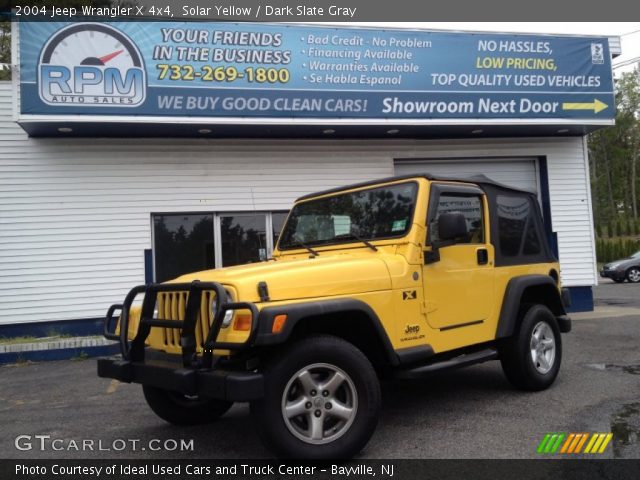 2004 Jeep Wrangler X 4x4 in Solar Yellow