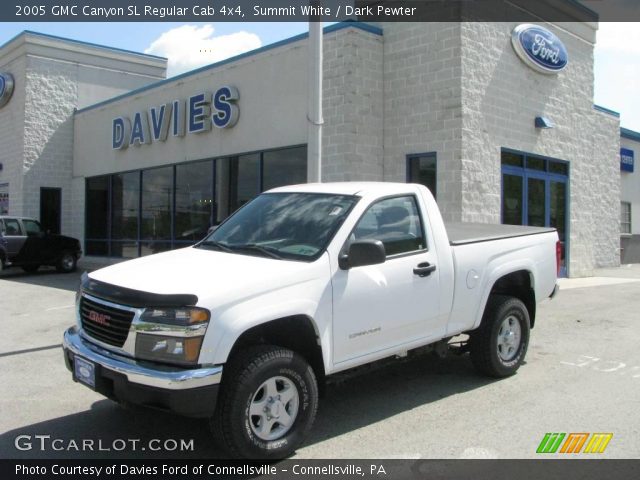 2005 GMC Canyon SL Regular Cab 4x4 in Summit White