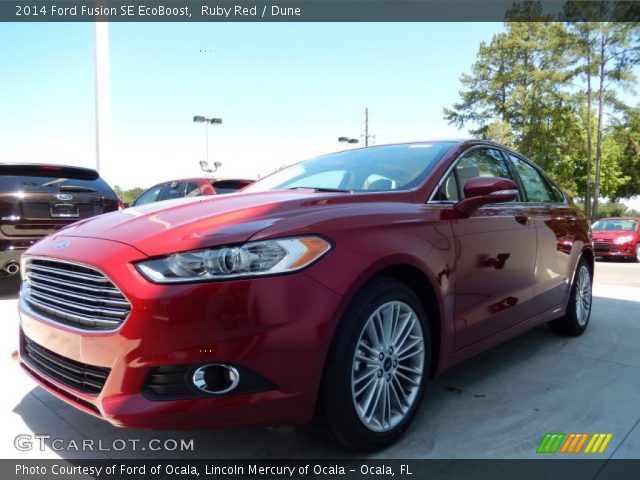 2014 Ford Fusion SE EcoBoost in Ruby Red