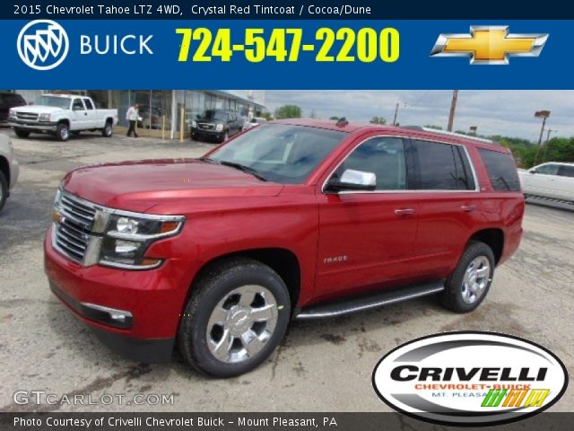 2015 Chevrolet Tahoe LTZ 4WD in Crystal Red Tintcoat