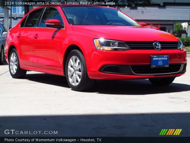 2014 Volkswagen Jetta SE Sedan in Tornado Red