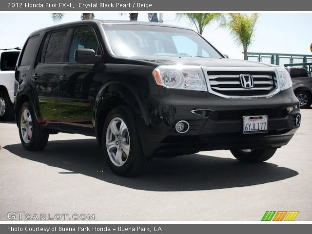 2012 Honda Pilot EX-L in Crystal Black Pearl