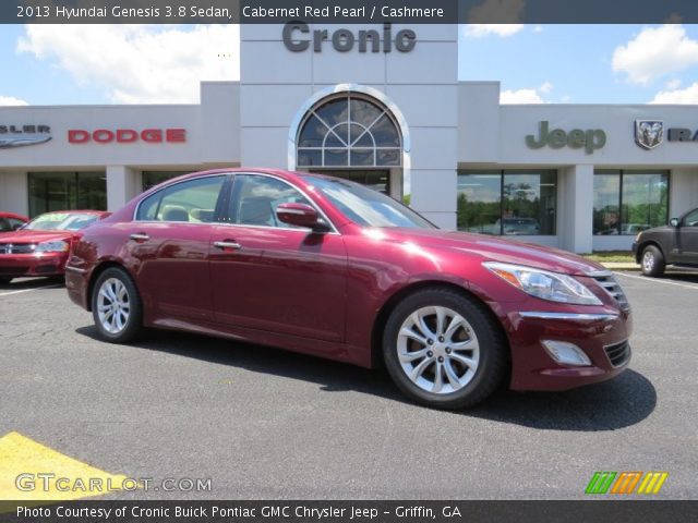 2013 Hyundai Genesis 3.8 Sedan in Cabernet Red Pearl