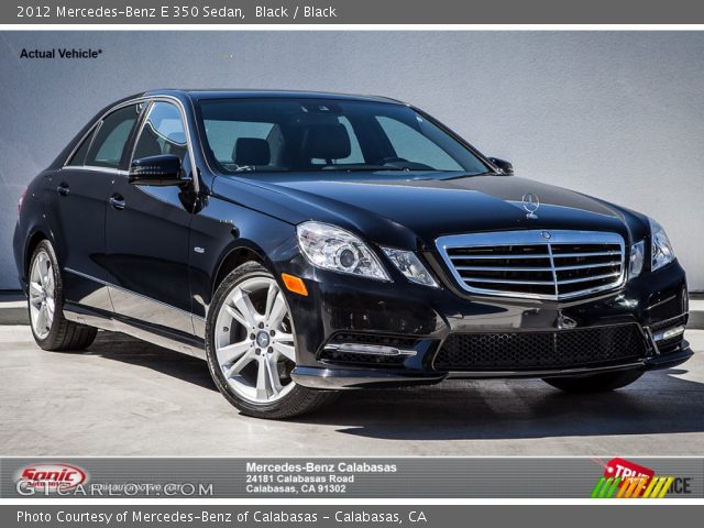 2012 Mercedes-Benz E 350 Sedan in Black