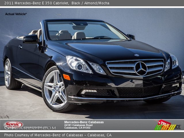 2011 Mercedes-Benz E 350 Cabriolet in Black