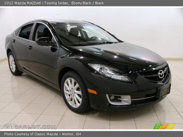 2012 Mazda MAZDA6 i Touring Sedan in Ebony Black
