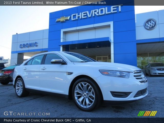 2013 Ford Taurus Limited in White Platinum Tri-Coat