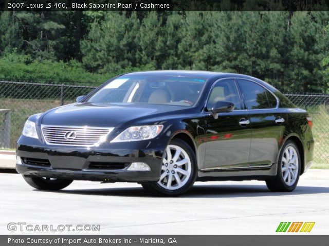 2007 Lexus LS 460 in Black Sapphire Pearl
