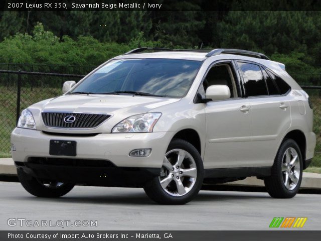 2007 Lexus RX 350 in Savannah Beige Metallic