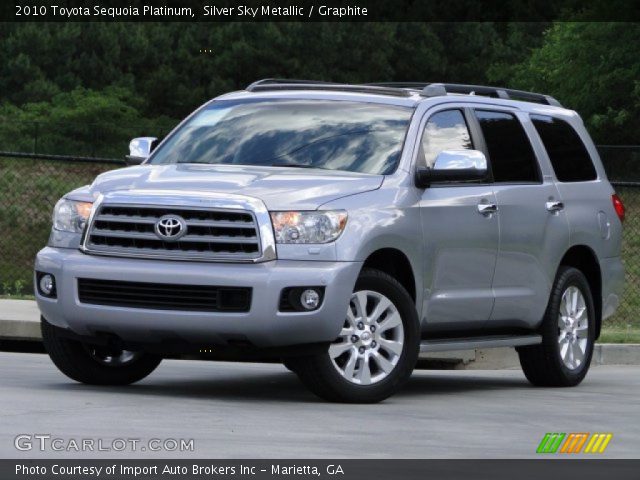 2010 Toyota Sequoia Platinum in Silver Sky Metallic