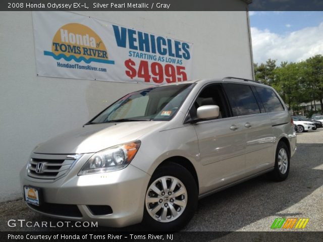 2008 Honda Odyssey EX-L in Silver Pearl Metallic