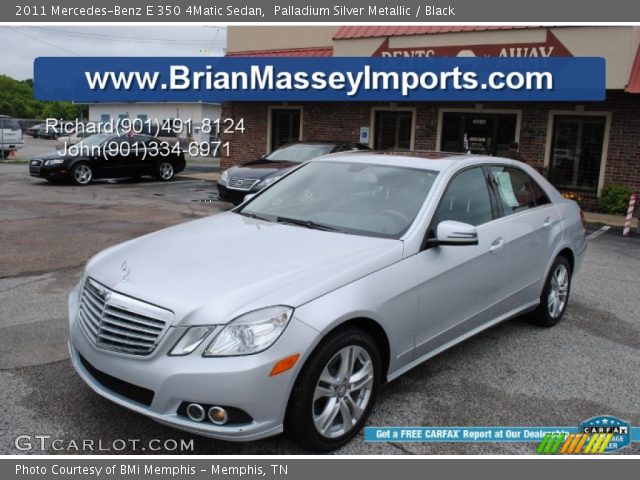 2011 Mercedes-Benz E 350 4Matic Sedan in Palladium Silver Metallic