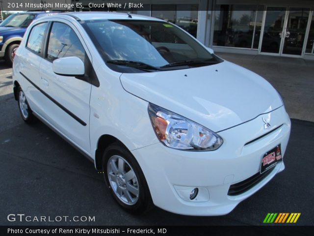 2014 Mitsubishi Mirage ES in Cloud White