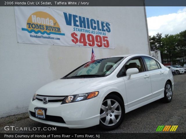 2006 Honda Civic LX Sedan in Taffeta White