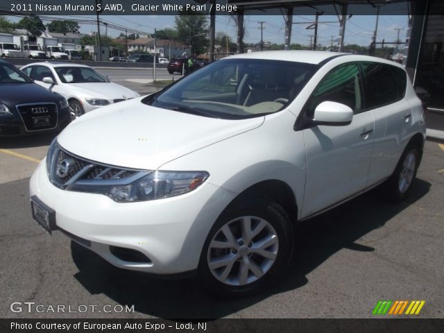 2011 Nissan Murano S AWD in Glacier White Pearl