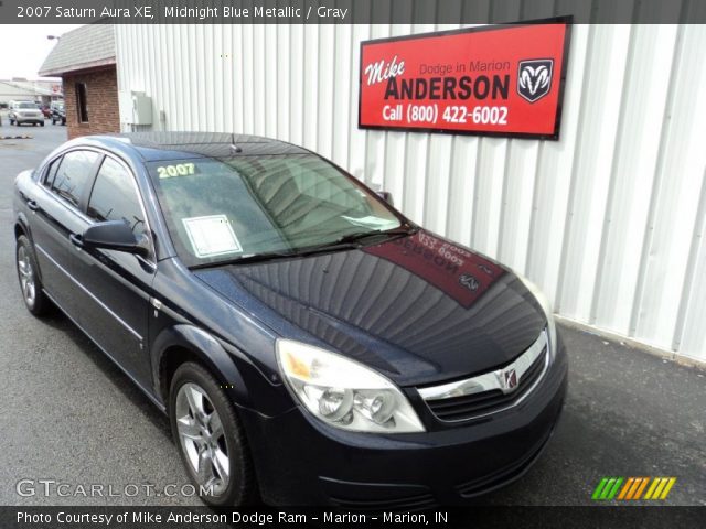 2007 Saturn Aura XE in Midnight Blue Metallic