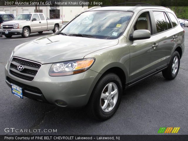 2007 Hyundai Santa Fe GLS in Natural Khaki Green