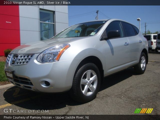 2010 Nissan Rogue SL AWD in Silver Ice