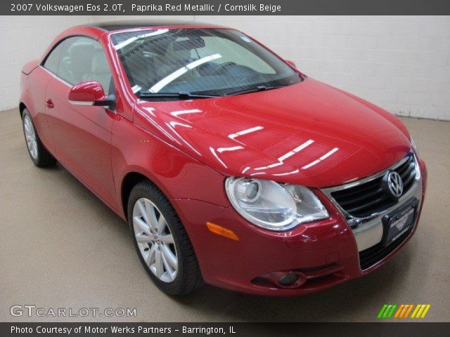 2007 Volkswagen Eos 2.0T in Paprika Red Metallic