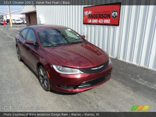 2015 Chrysler 200 S in Velvet Red Pearl