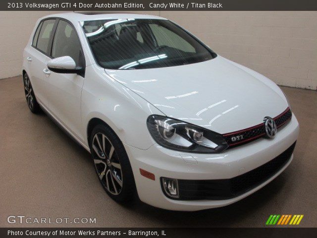 2013 Volkswagen GTI 4 Door Autobahn Edition in Candy White