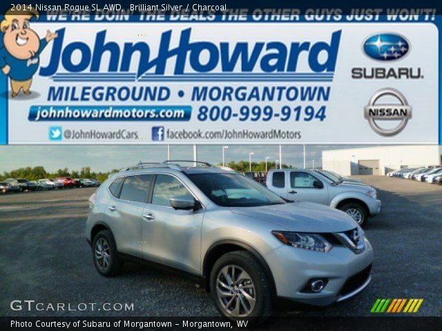 2014 Nissan Rogue SL AWD in Brilliant Silver