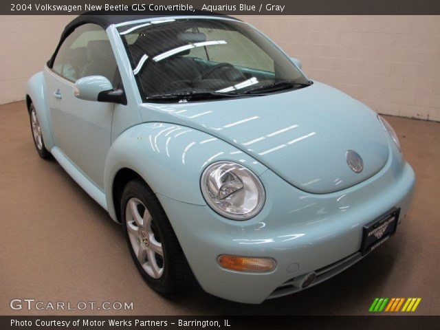 2004 Volkswagen New Beetle GLS Convertible in Aquarius Blue