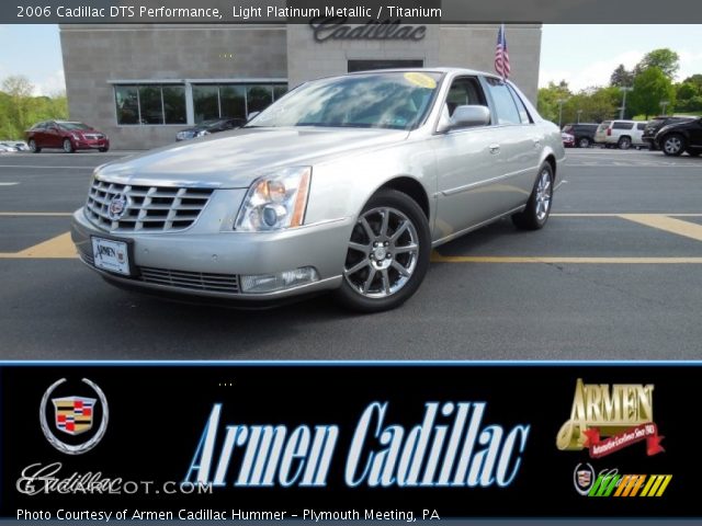 2006 Cadillac DTS Performance in Light Platinum Metallic