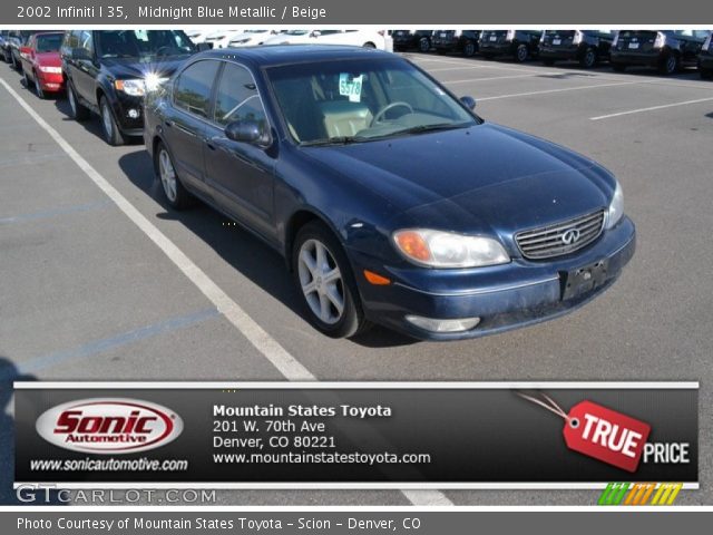 2002 Infiniti I 35 in Midnight Blue Metallic
