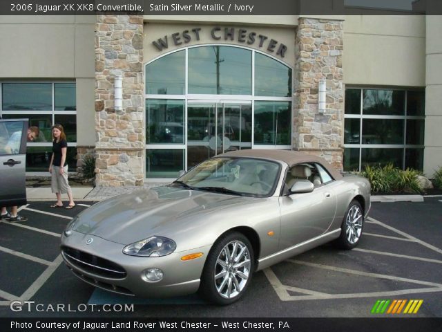 2006 Jaguar XK XK8 Convertible in Satin Silver Metallic