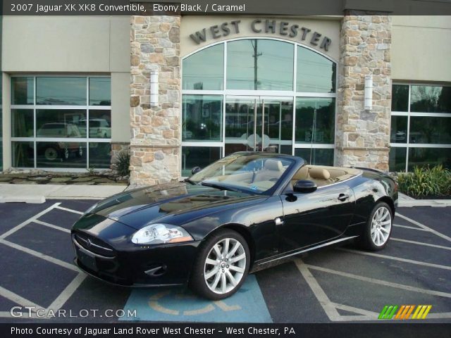 2007 Jaguar XK XK8 Convertible in Ebony Black
