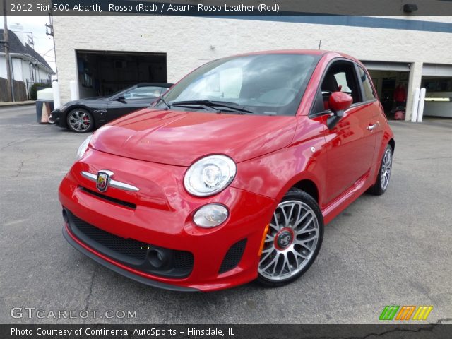 2012 Fiat 500 Abarth in Rosso (Red)