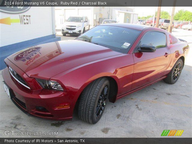 2014 Ford Mustang V6 Coupe in Ruby Red