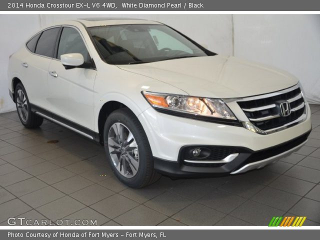 2014 Honda Crosstour EX-L V6 4WD in White Diamond Pearl