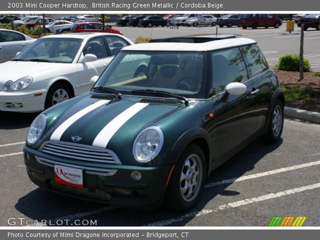 2003 Mini Cooper Hardtop in British Racing Green Metallic
