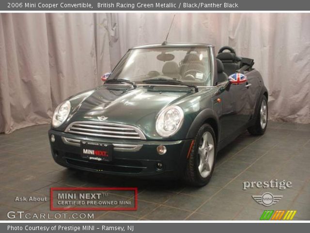 2006 Mini Cooper Convertible in British Racing Green Metallic