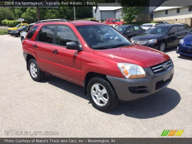 2008 Kia Sportage LX in Volcanic Red Metallic