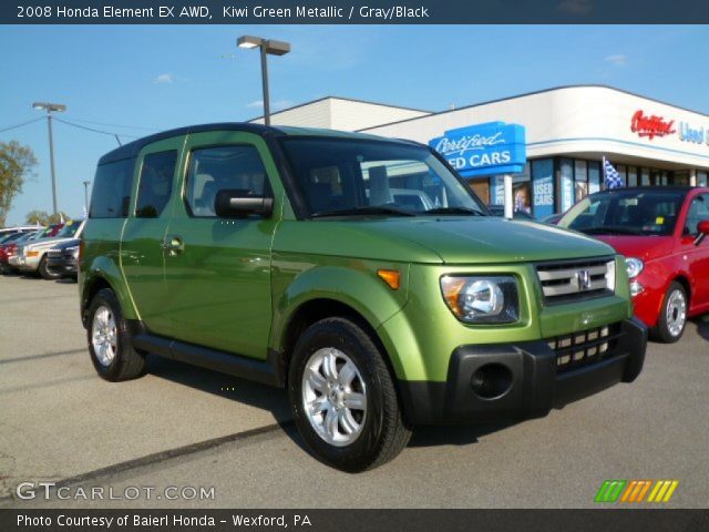 2008 Honda Element EX AWD in Kiwi Green Metallic